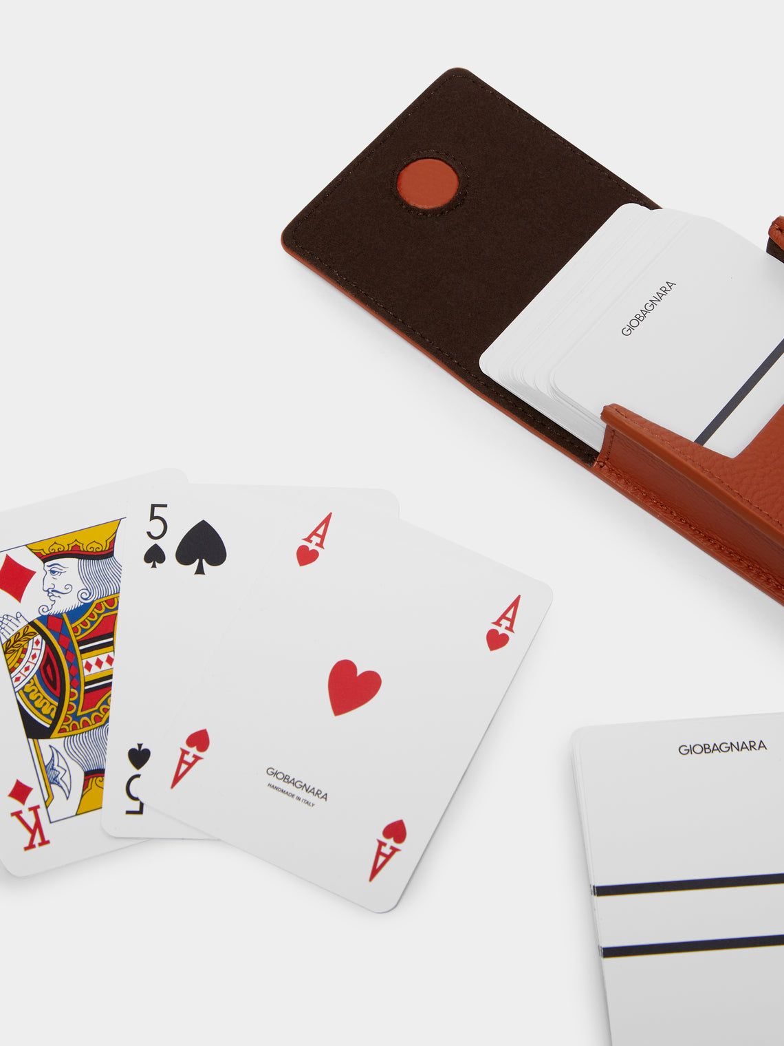 Giobagnara x Poltrona Frau - Leather Playing Cards Pochette -  - ABASK