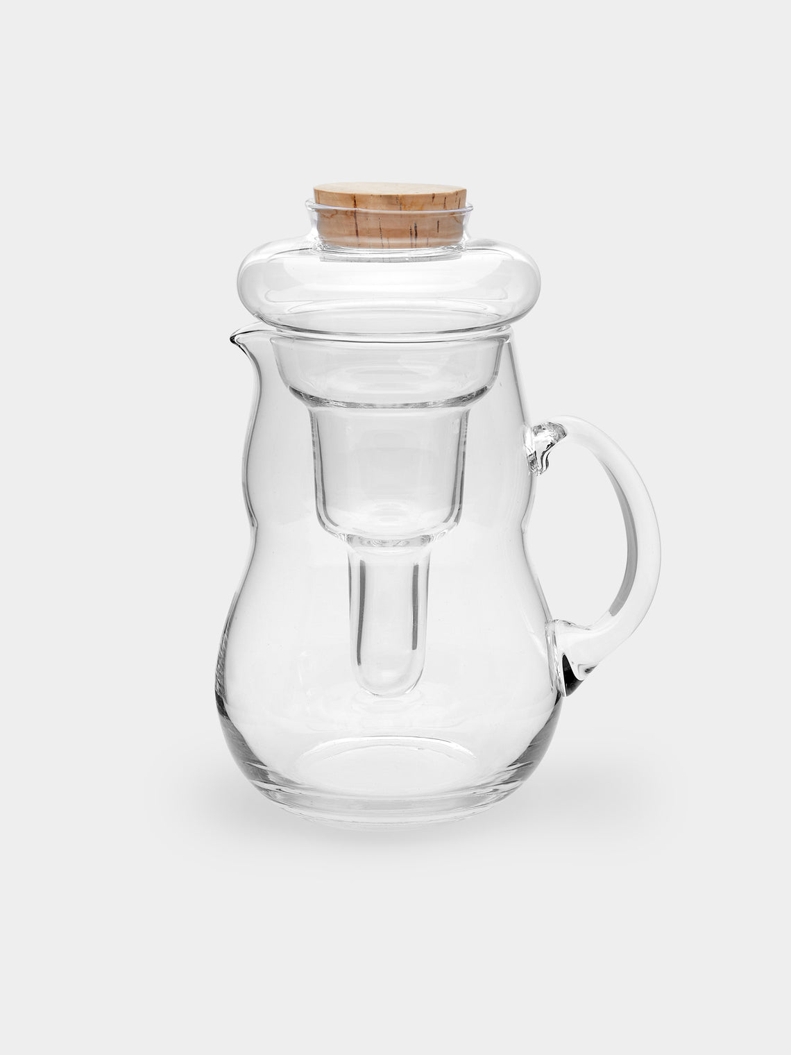 Antique and Vintage - Mid-Century Carl Auböck for Ostovics Culinar Glass Ice Jug -  - ABASK - 