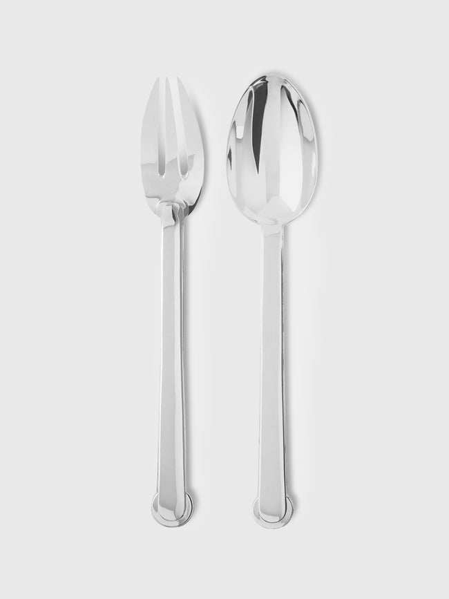 Puiforcat - Annercy Sterling Silver Serving Fork and Spoon -  - ABASK - 