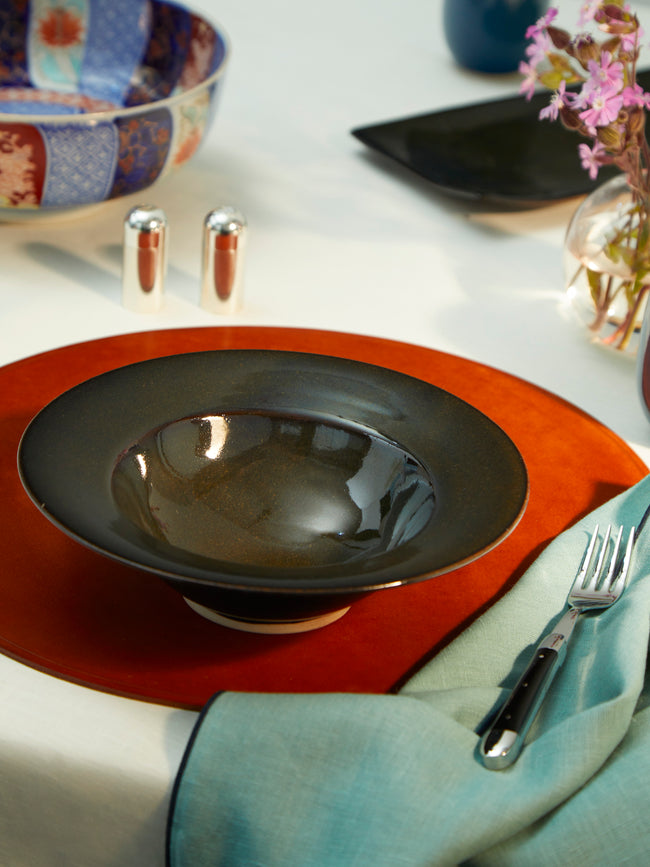 Mervyn Gers Ceramics - Hand-Glazed Ceramic Large Bowls (Set of 6) -  - ABASK