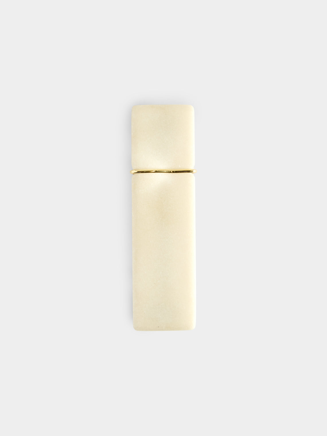 Mahnaz - 1979 Kazuhiro Itoh 22-Karat Yellow Gold, Sterling Silver and Marble Brooch -  - ABASK - 