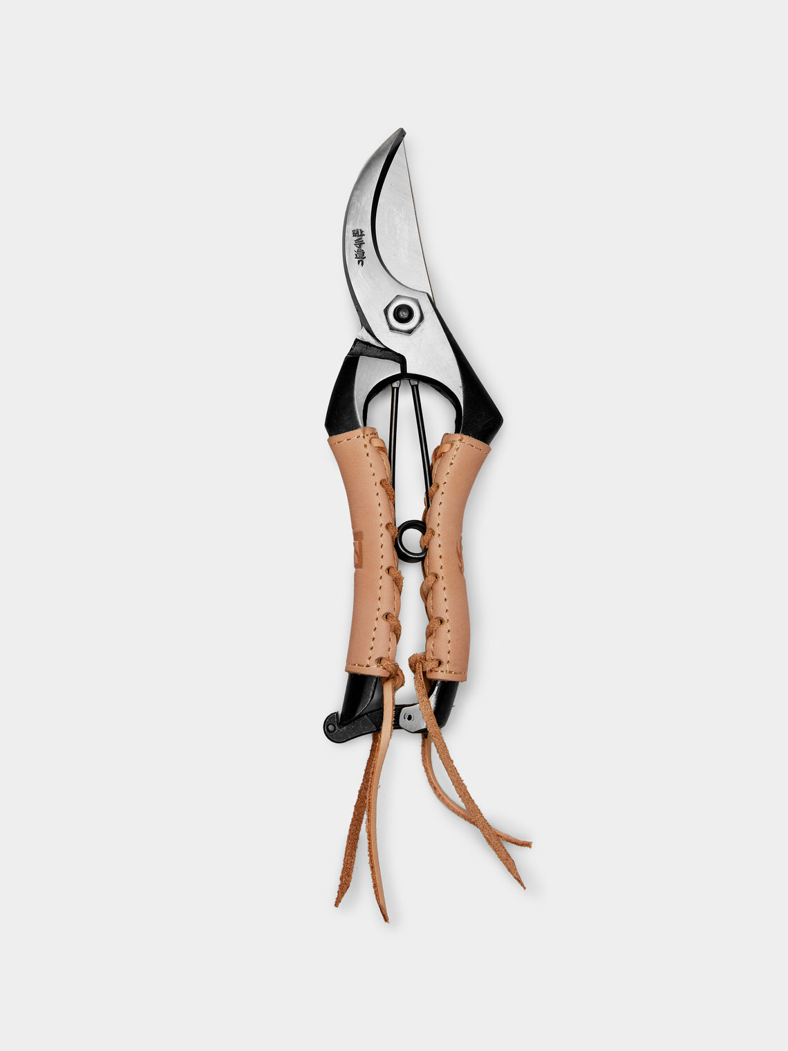 Onoyoshi Hamono - 8-Inch Hand-Forged Secateurs with Braided Leather Handles -  - ABASK - 