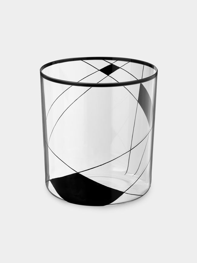 Lobmeyr - Neo Enamel Hand-Painted Crystal Tumbler - Black - ABASK - 