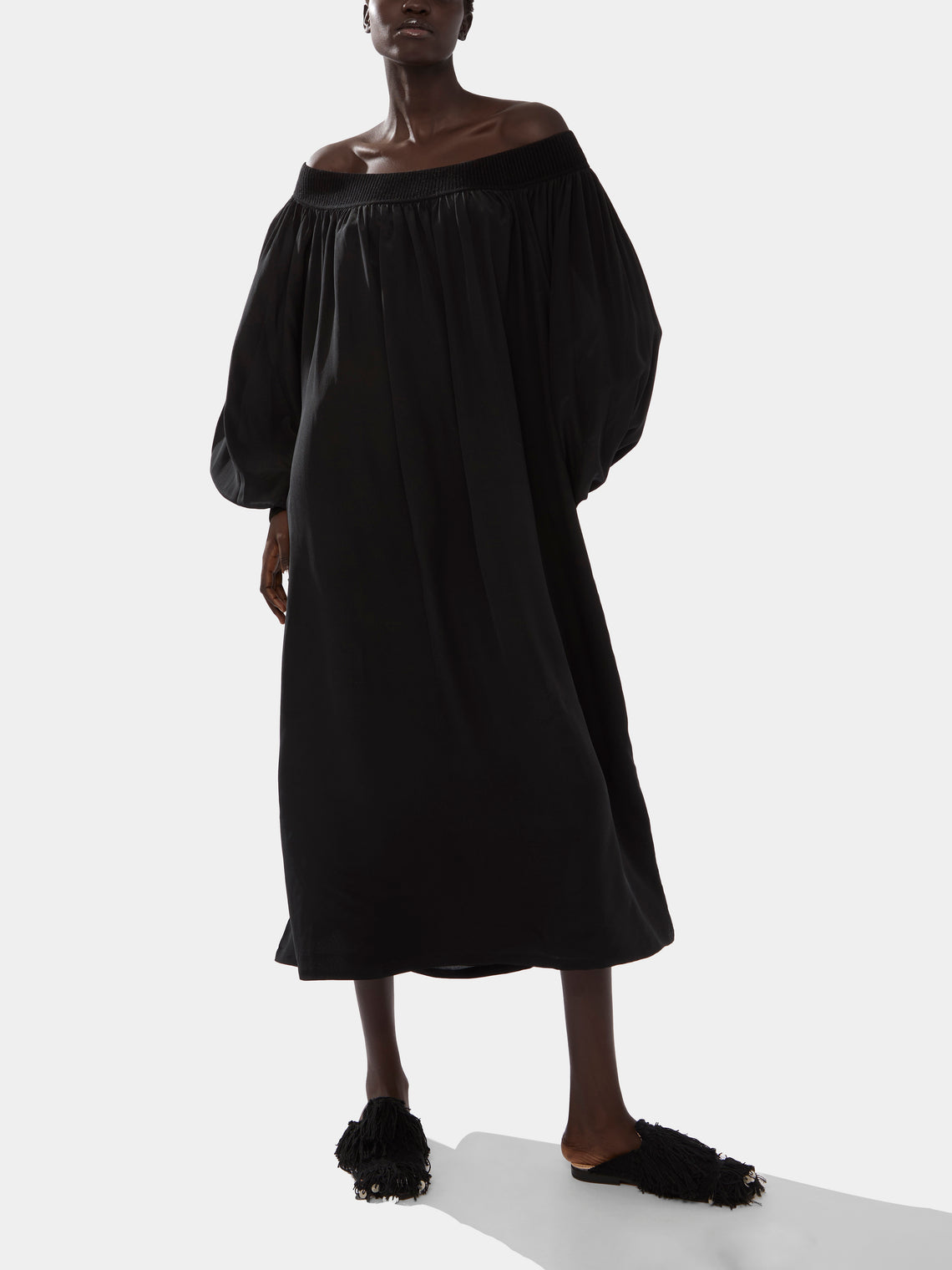 Ryan Roche - Silk and Cashmere Long Dress -  - ABASK