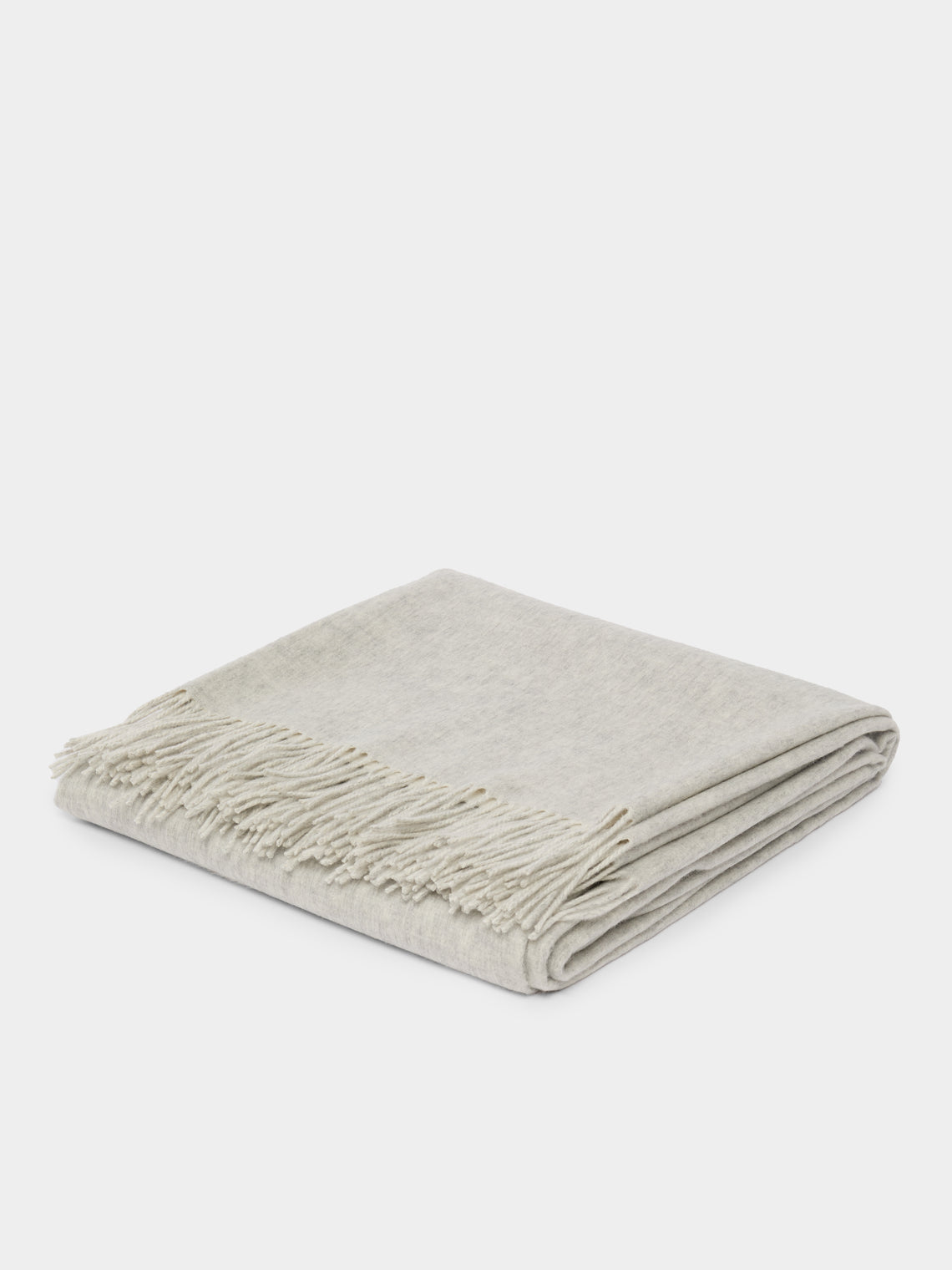 Johnstons of Elgin - Cashmere Reversible Bed Blanket -  - ABASK