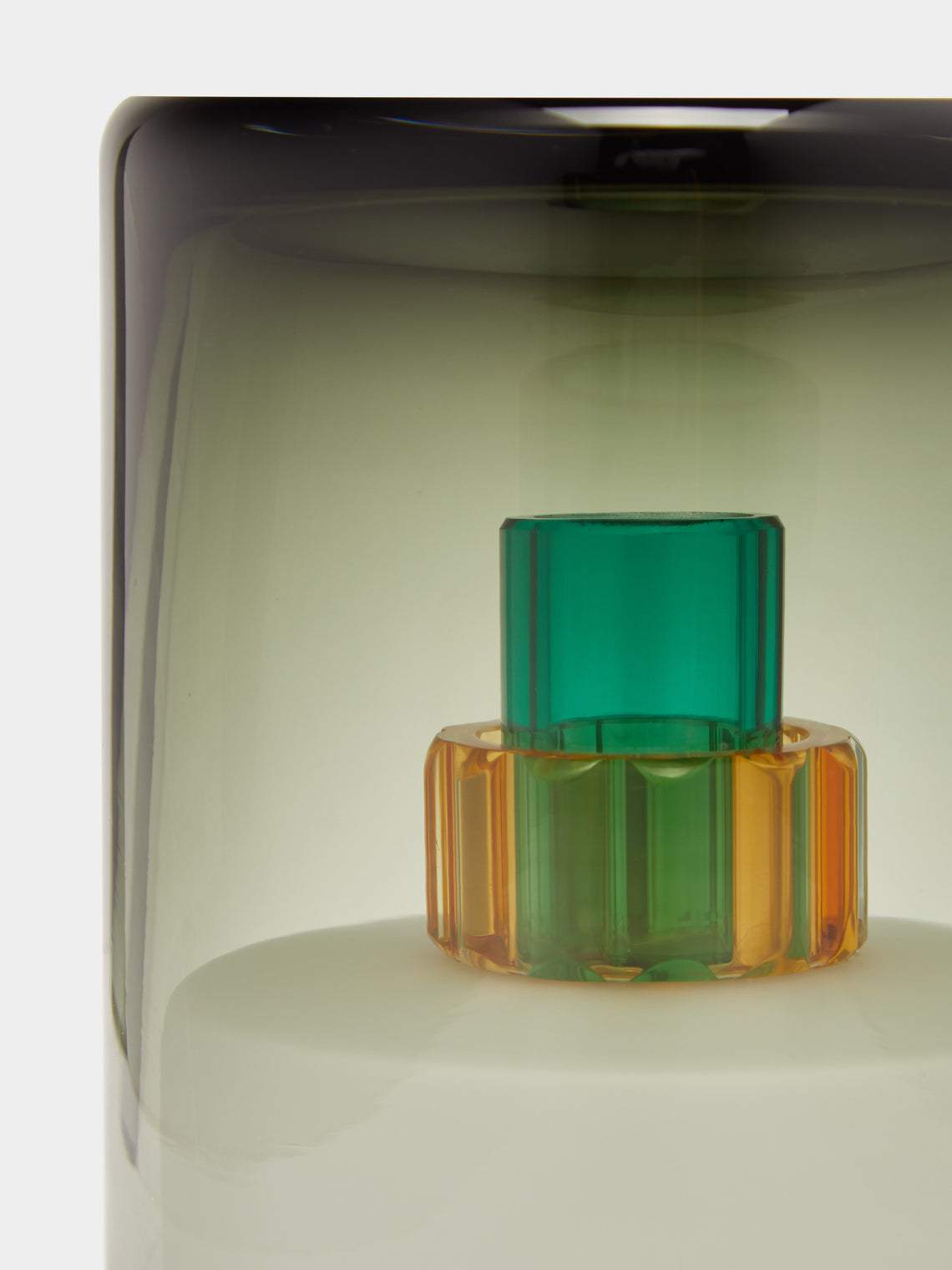 Green Wolf Lighting - Titanio II Hand-Blown Murano Glass Portable Table Light -  - ABASK