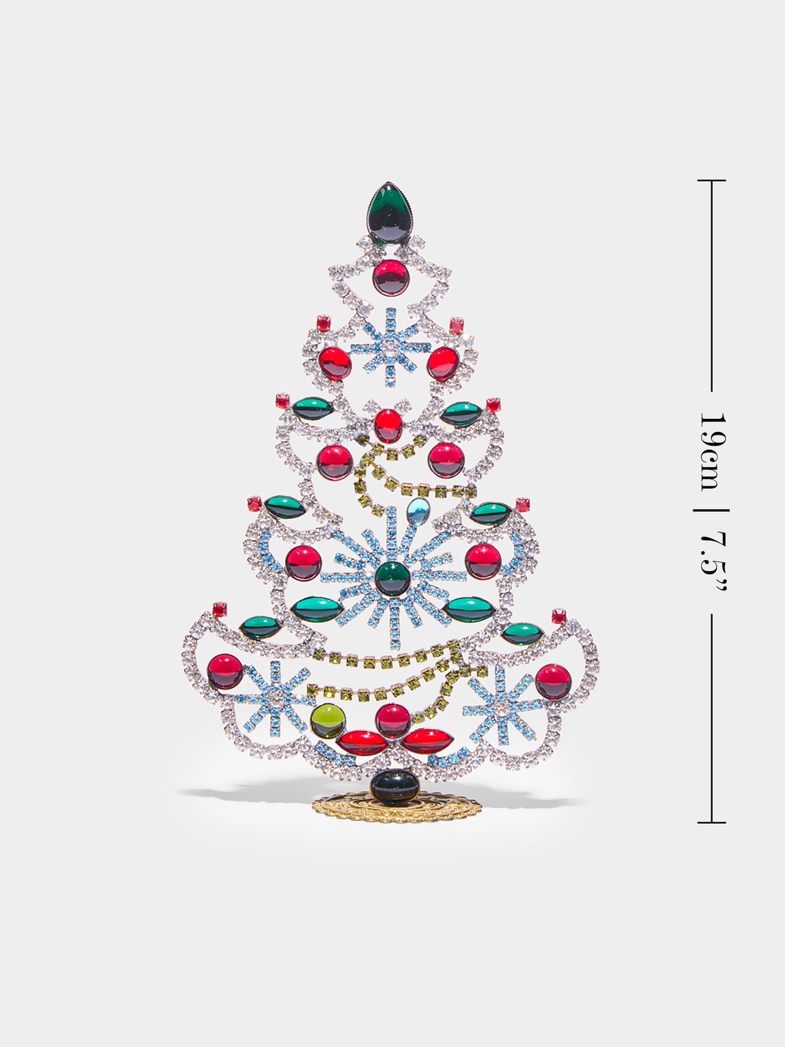 Antique and Vintage - 1930s Czech Jewelled Small Christmas Tree -  - ABASK