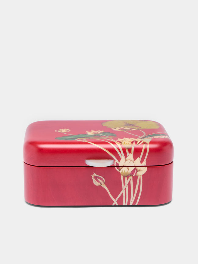 Silvia Furmanovich - Waterlilies Marquetry Wood Jewellery Box -  - ABASK - 