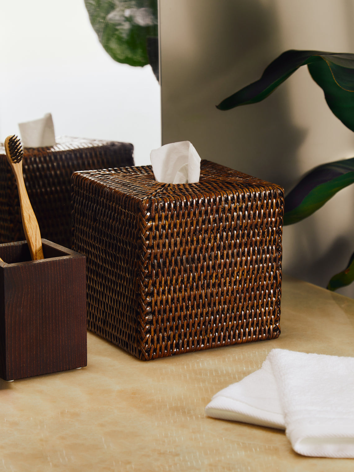 Decor Walther - Handwoven Rattan Tissue Box -  - ABASK