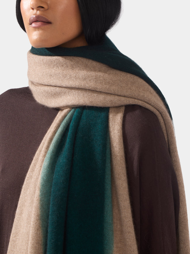 Suzusan - Shibori Cashmere Travel Shawl | One Size -  - ABASK