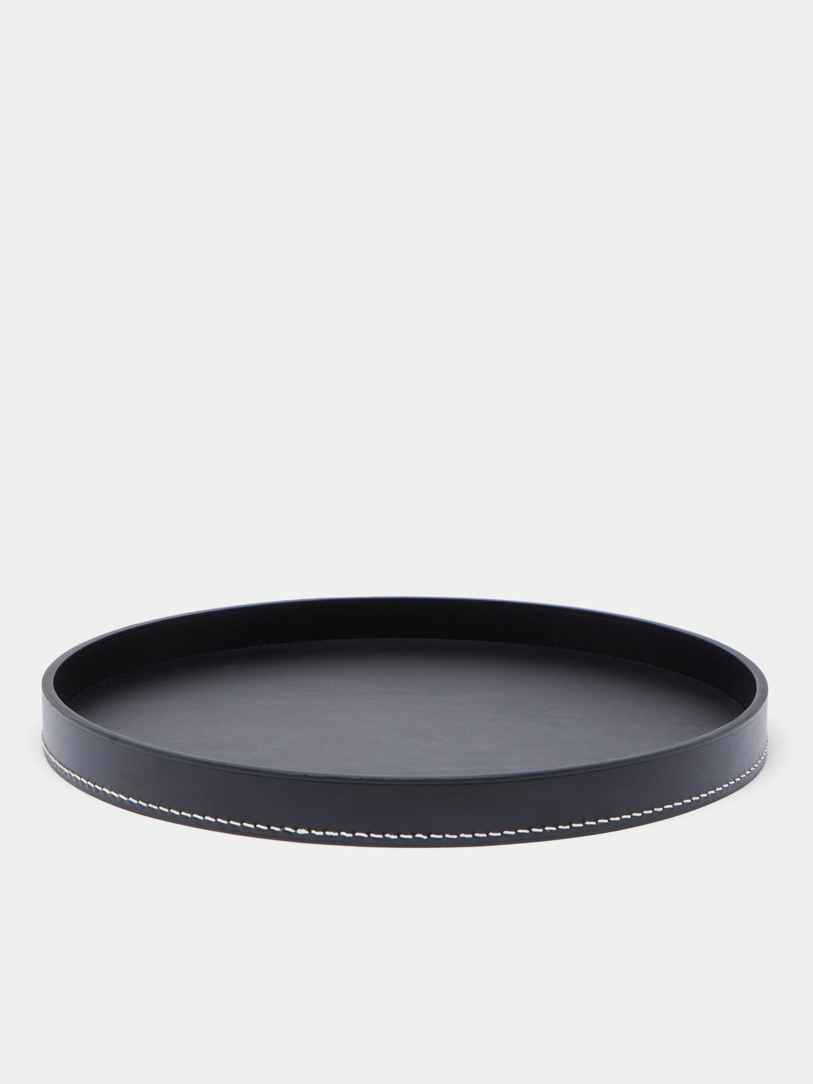 Les Few - Armance Leather Round Tray -  - ABASK - 