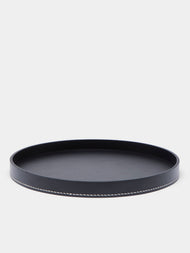 Les Few - Armance Leather Round Tray -  - ABASK - 