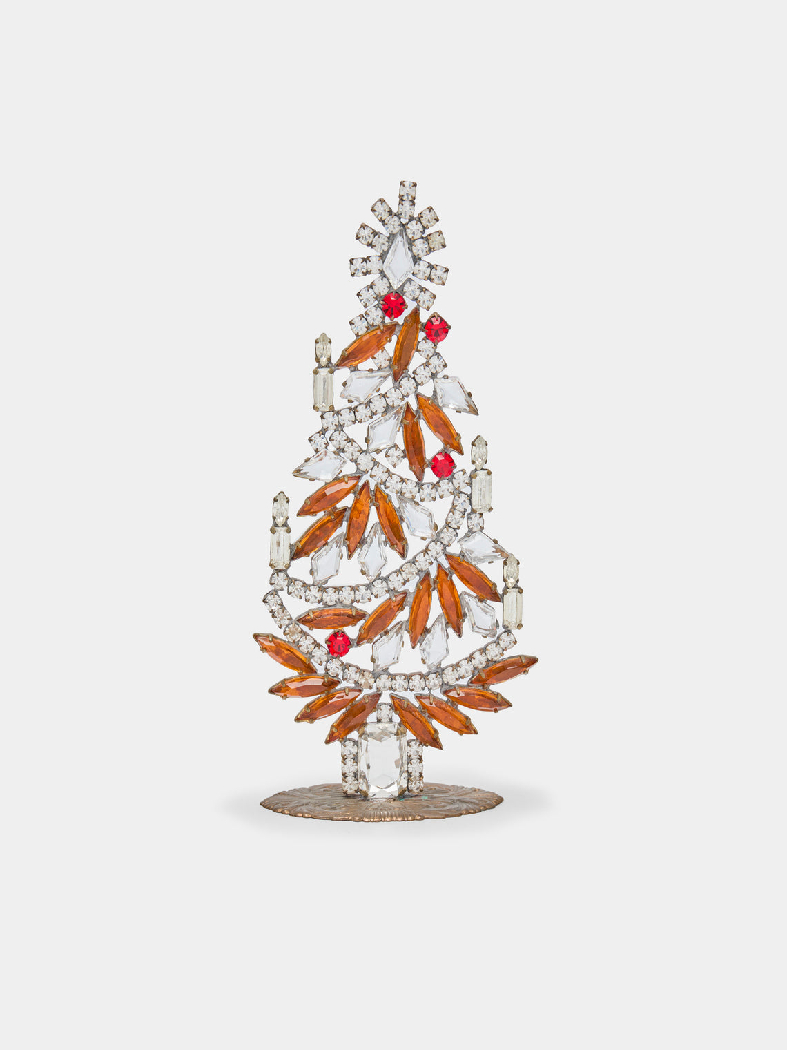 Antique and Vintage - 1930s Czech Jewelled Small Christmas Tree -  - ABASK - 