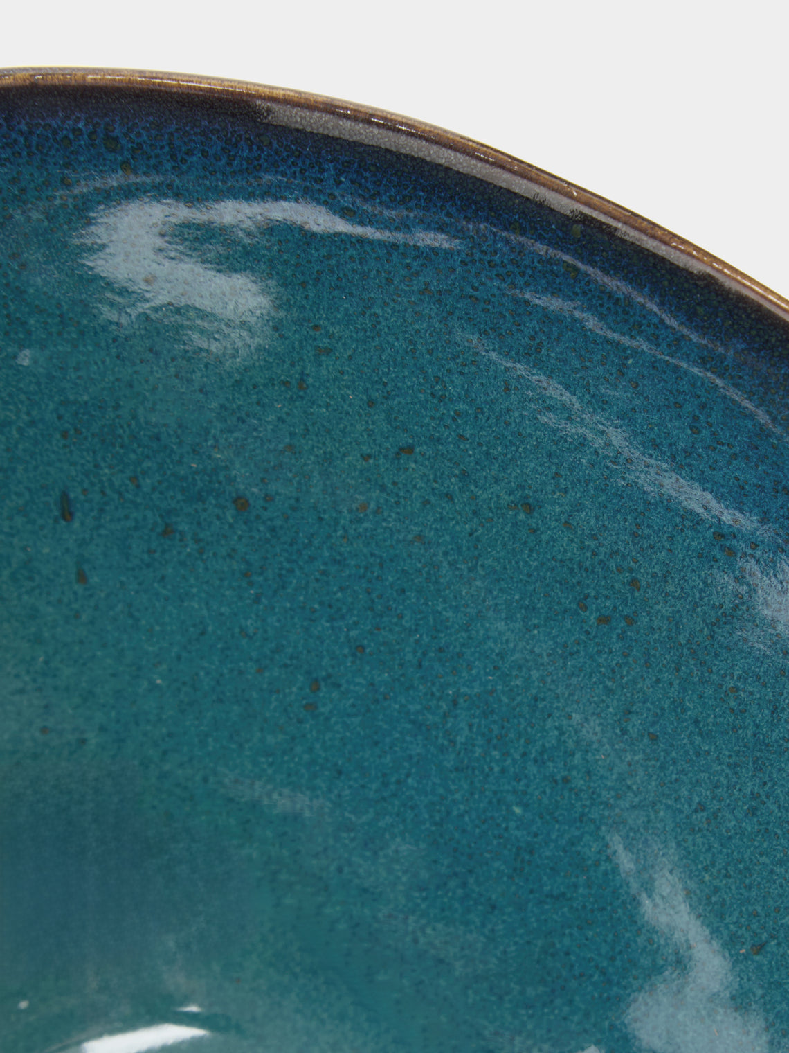 Mervyn Gers Ceramics - Hand-Glazed Ceramic Salad Serving Bowl -  - ABASK