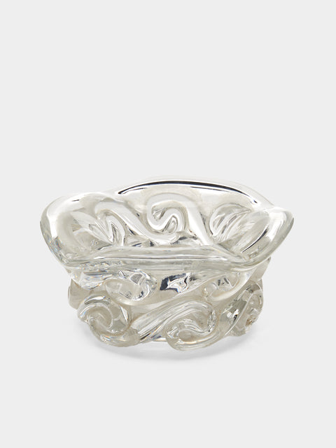 Antique and Vintage - 1950s Baccarat Wave Glass Ashtray -  - ABASK - 