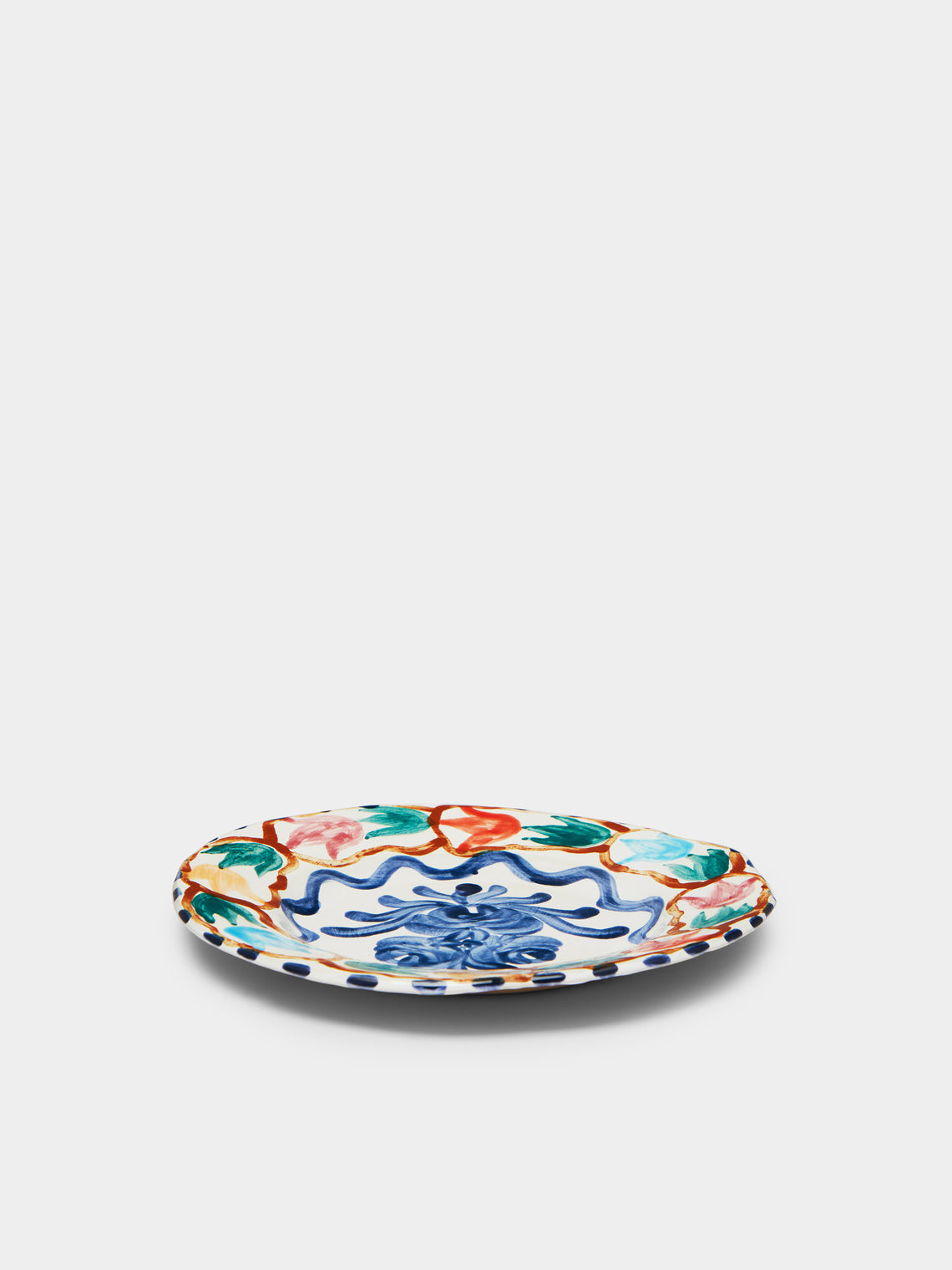 Zsuzsanna Nyul - Hand-Painted Ceramic Dessert Plates (Set of 4) -  - ABASK