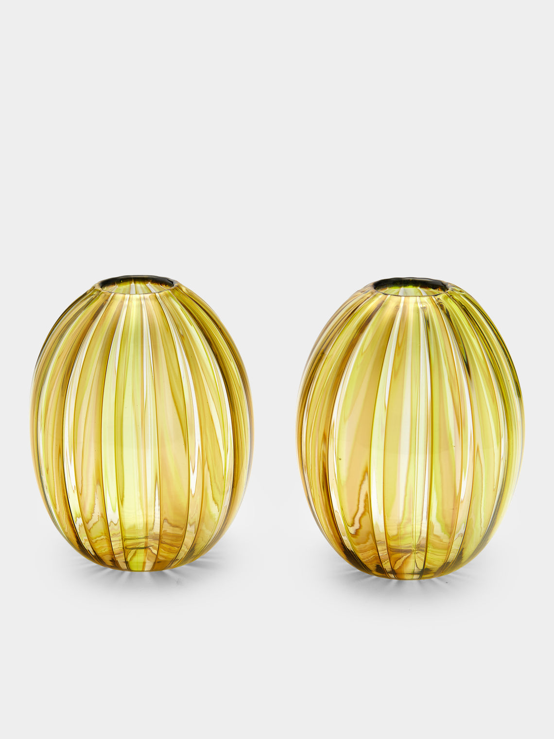 Mori Glass - Hand-Blown Glass Bud Vases (Set of 2) -  - ABASK - 