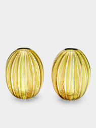 Mori Glass - Hand-Blown Glass Bud Vases (Set of 2) -  - ABASK - 