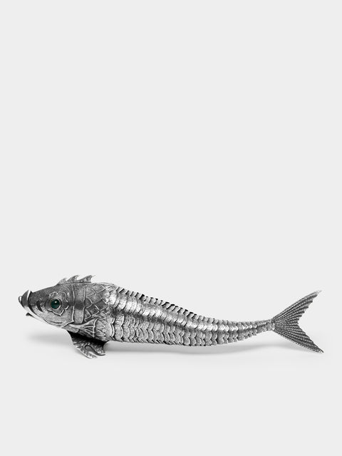 Antique and Vintage - Silver Large Fish -  - ABASK - 