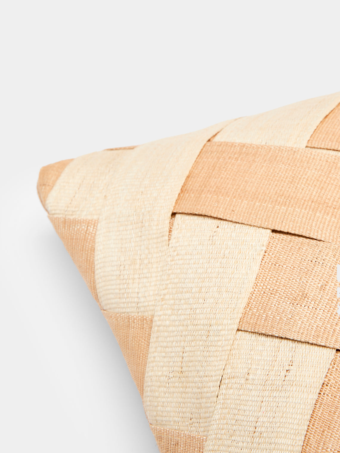 KUBO Curated - Cross Panel Weave Palm Cushion -  - ABASK