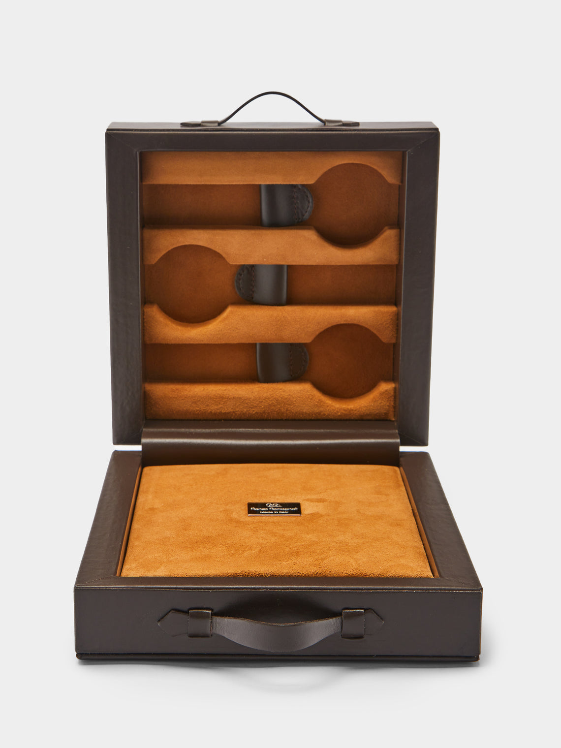 Renzo Romagnoli - Keope Leather Travel Watch Case (6 Watches) -  - ABASK