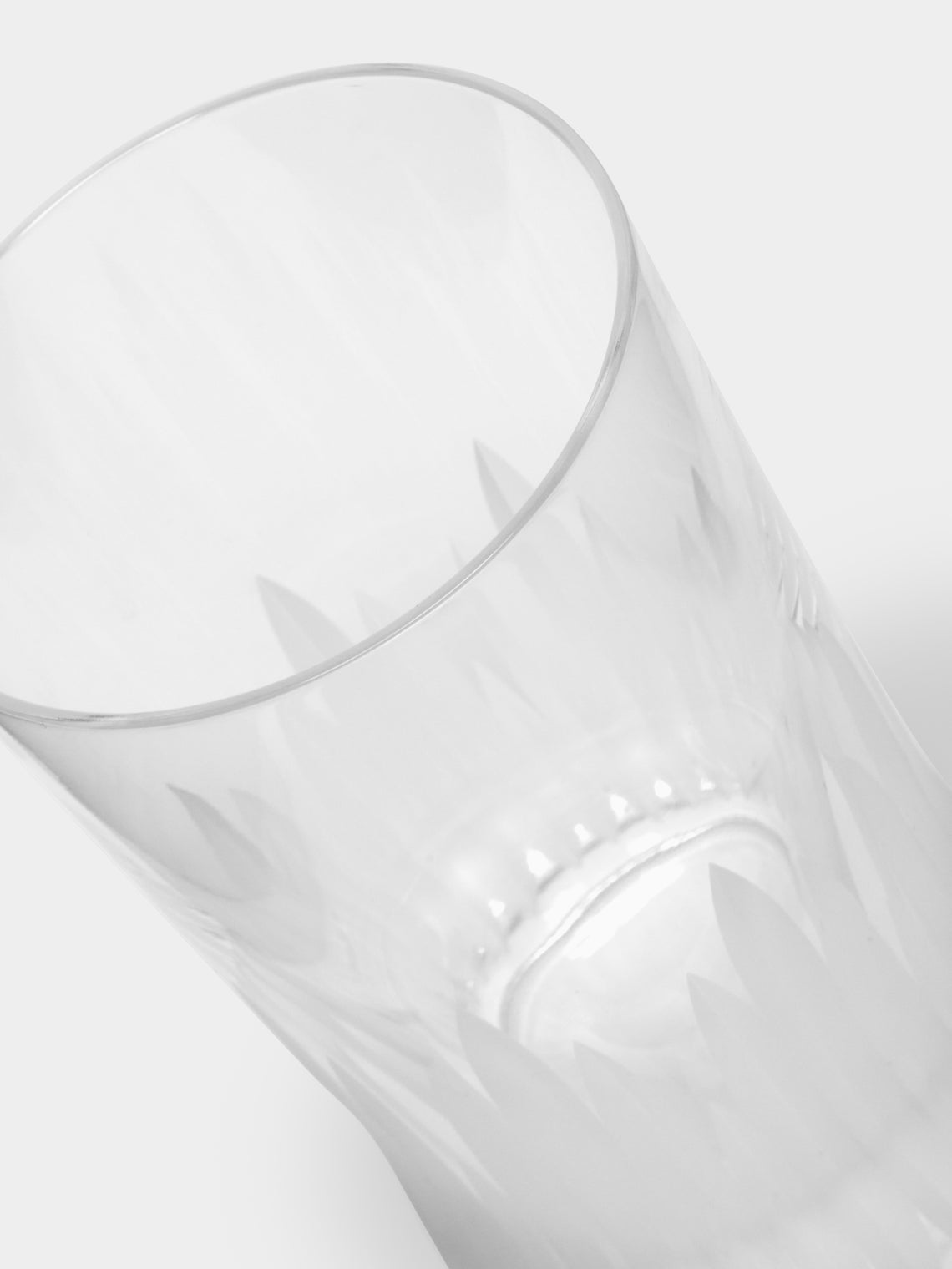 J. Hill's Standard - Martino Gamper Furrow Cut Crystal Tumbler -  - ABASK