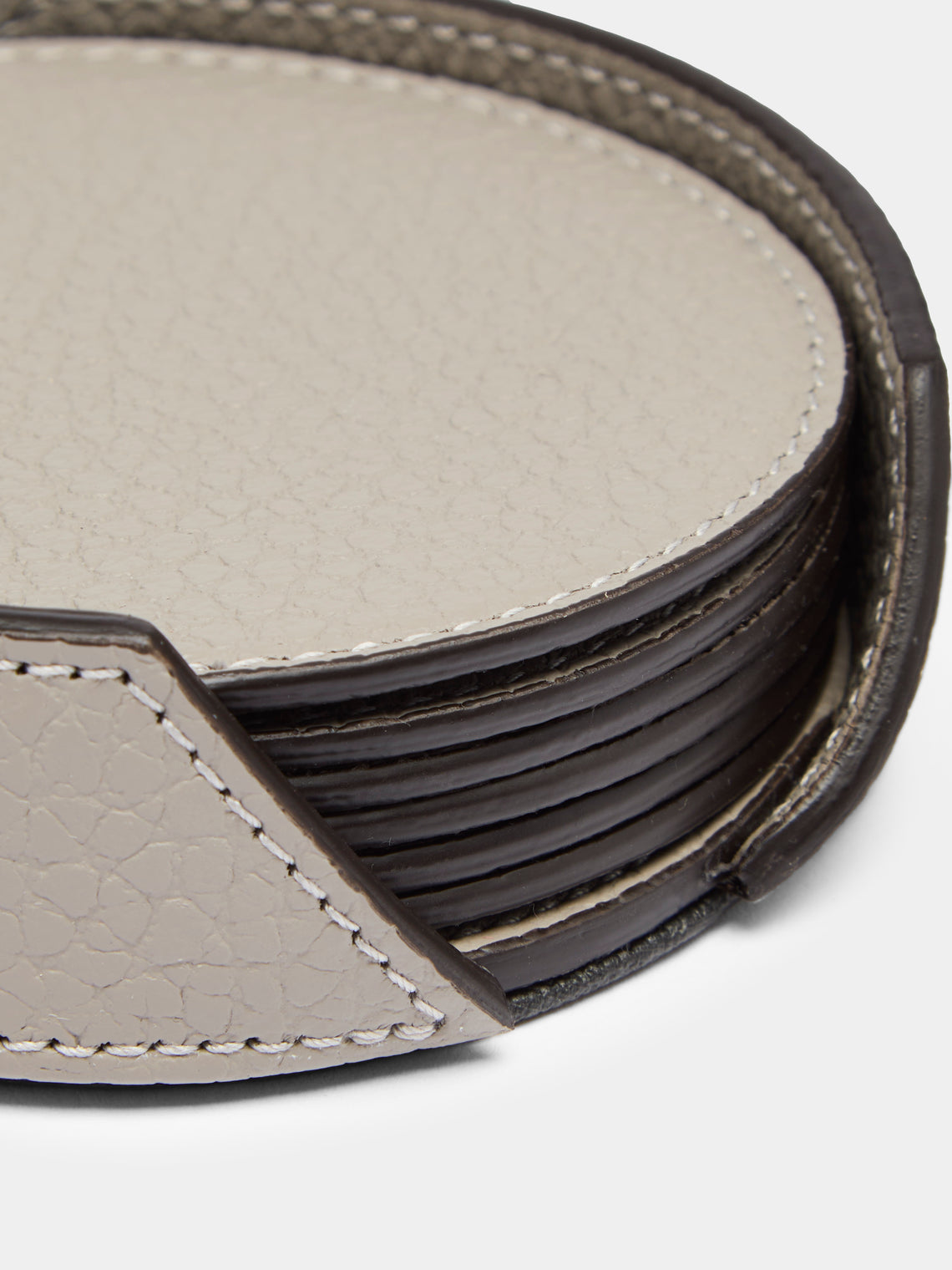 Cassigoli - Leather Coasters (Set of 6) -  - ABASK