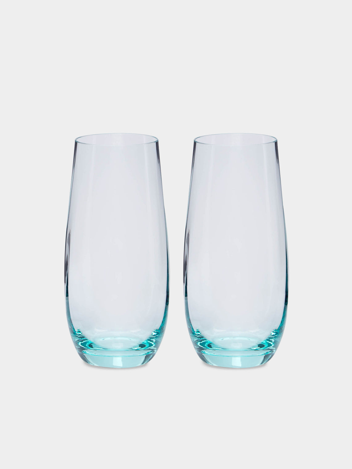 Moser - Optic Hand-Blown Crystal Water Glasses (Set of 2) -  - ABASK