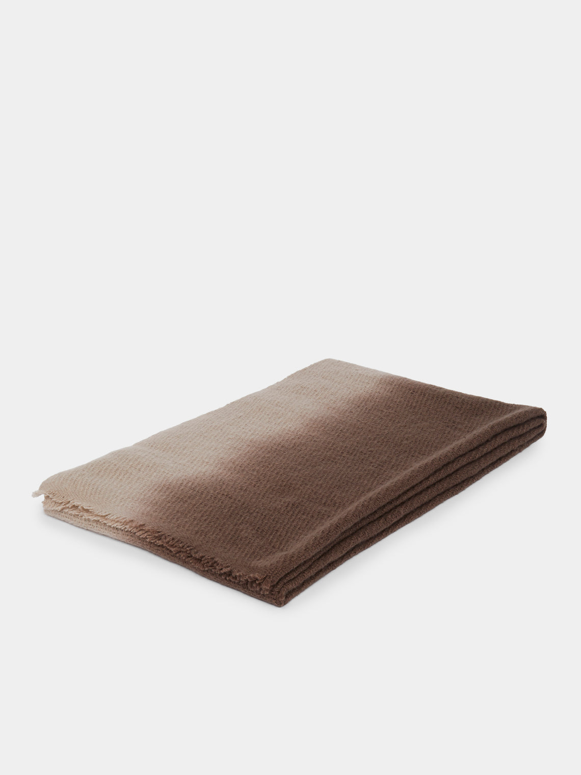 ME&K - Cashmere Ombré-Border Scarf | One Size -  - ABASK