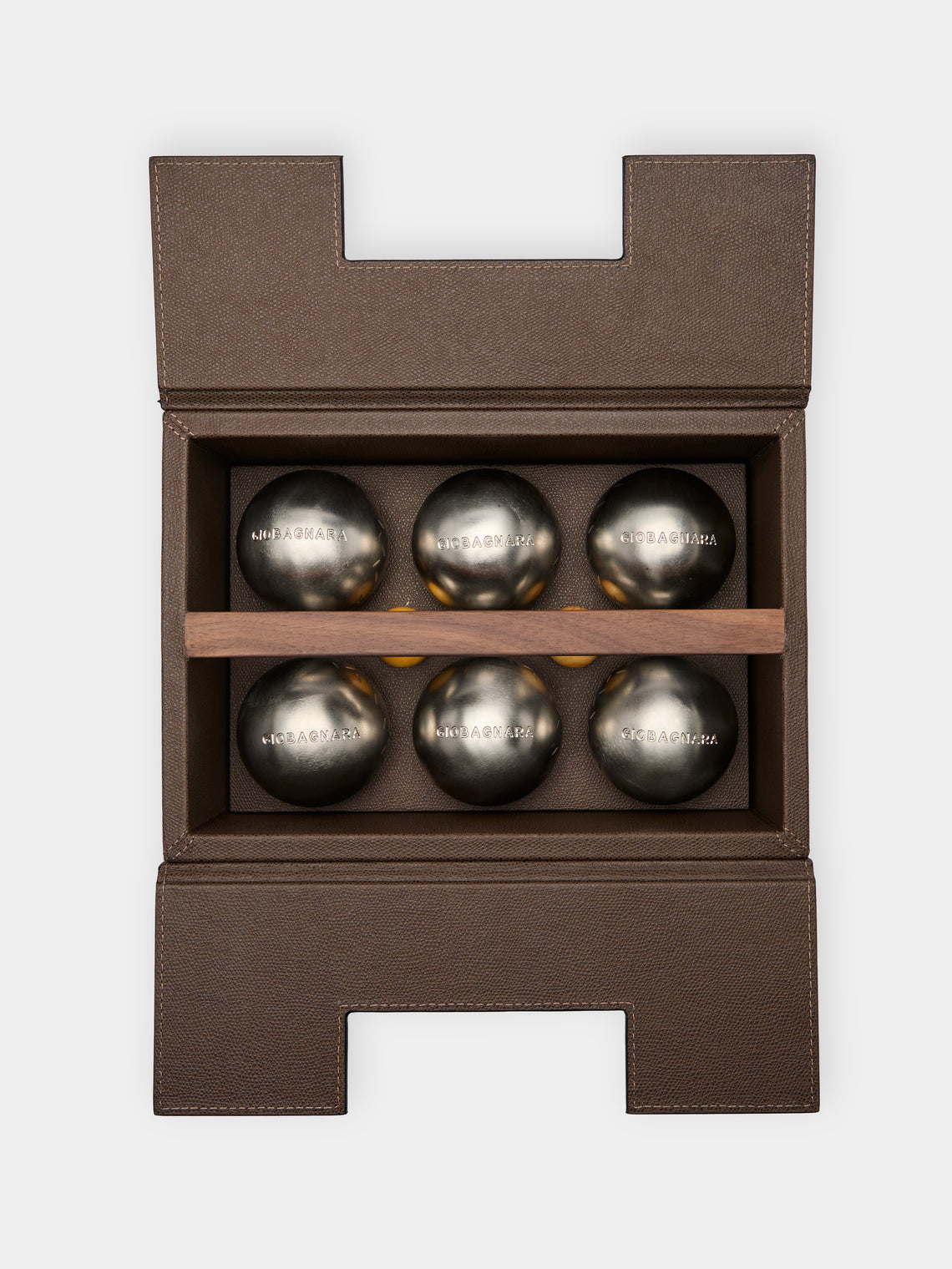 Giobagnara - Leather Outdoor Boules Set -  - ABASK