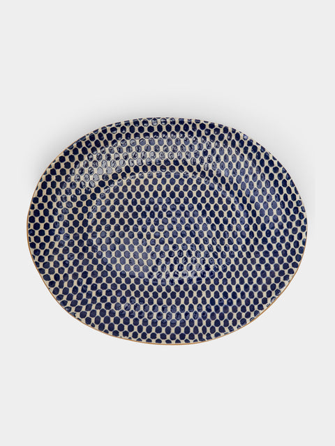 Terrafirma Ceramics - Hand-Printed Ceramic Banquet Platter -  - ABASK - 