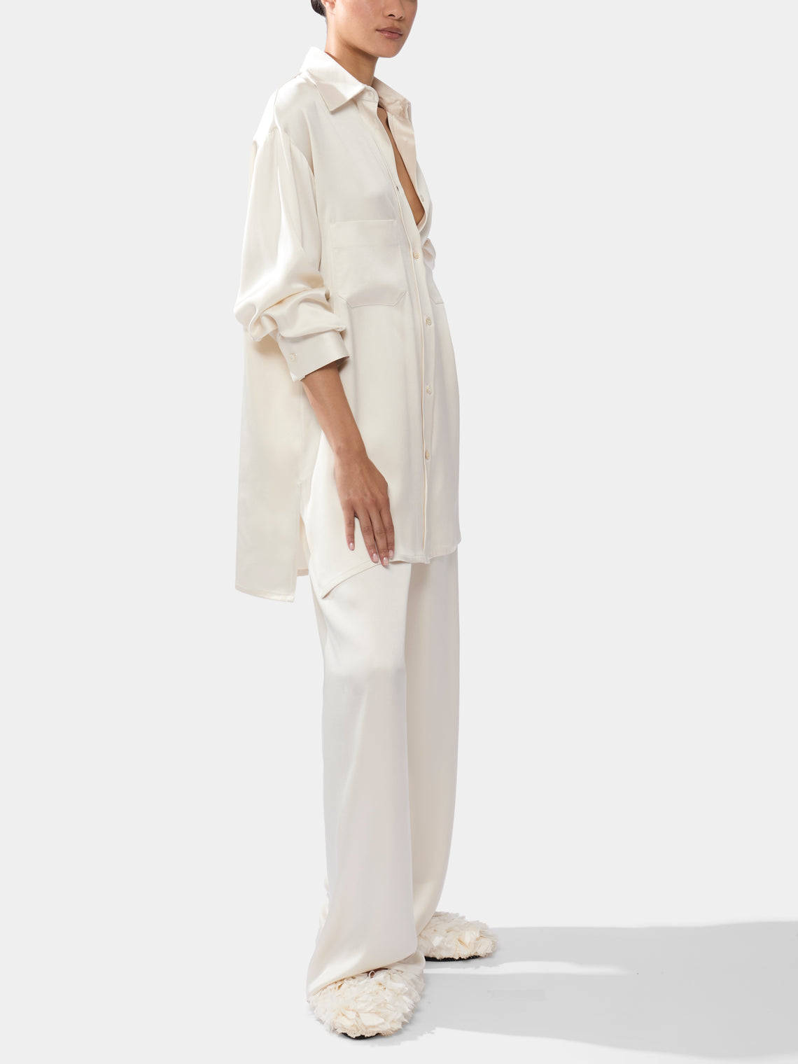 Dusan - Silk Pyjama Trousers -  - ABASK