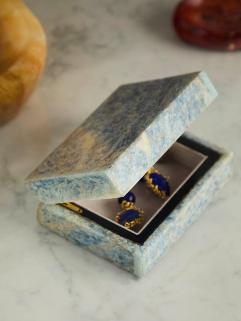 Jia Jia - Blue Calcite Jewellery Box -  - ABASK