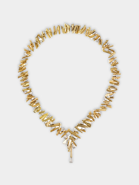 Mahnaz - 1966 18-Karat Yellow Gold and Diamond Necklace -  - ABASK - 