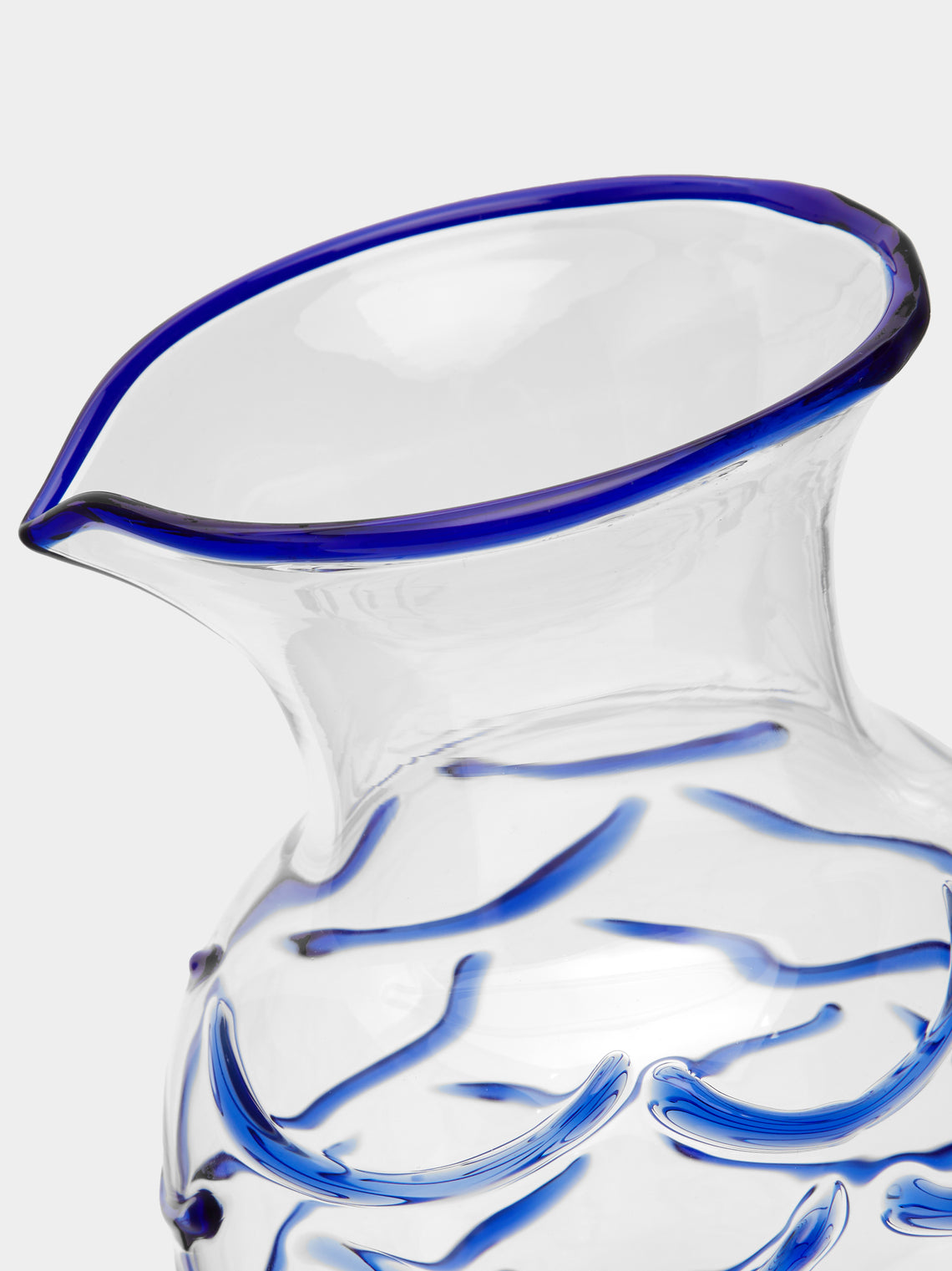 Casarialto - Fishtail Hand-Blown Murano Glass Water Jug -  - ABASK