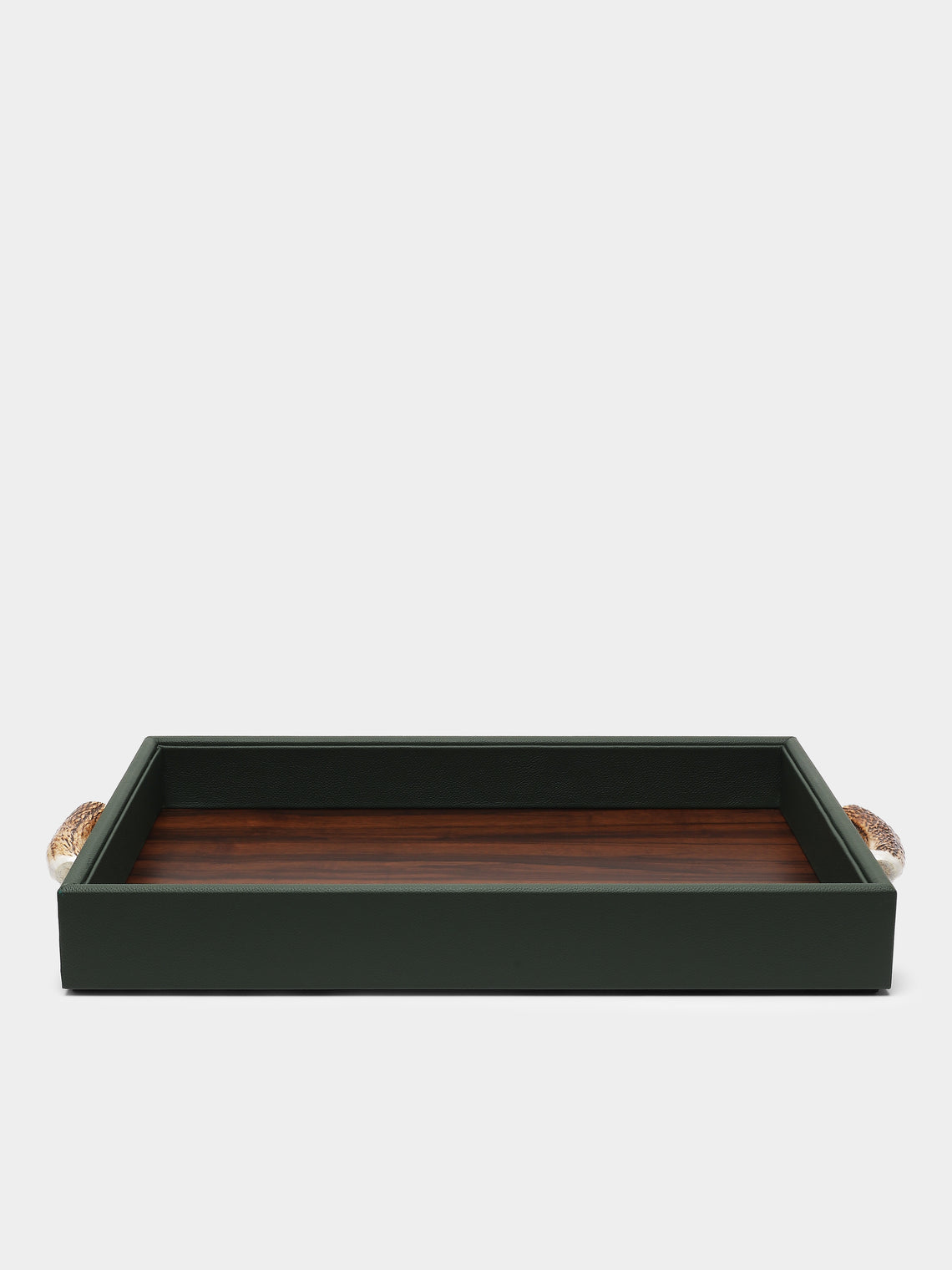 Lorenzi Milano - Wood and Stag Antler Tray -  - ABASK