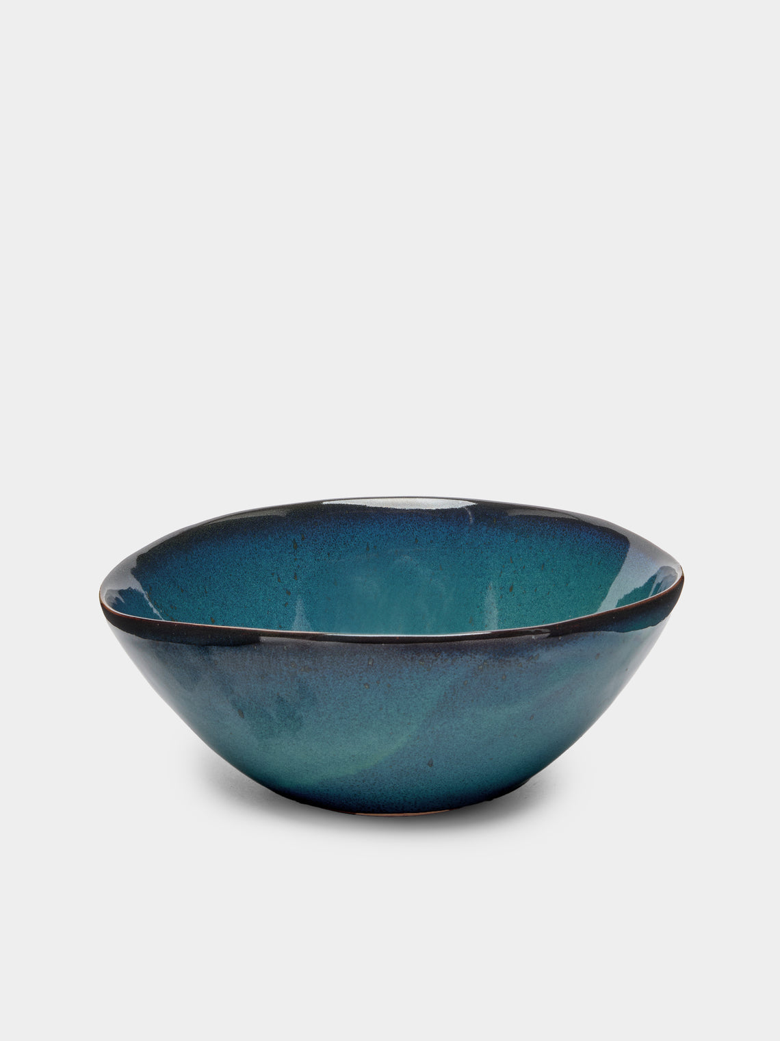 Mervyn Gers Ceramics - Hand-Glazed Ceramic Salad Serving Bowl -  - ABASK - 