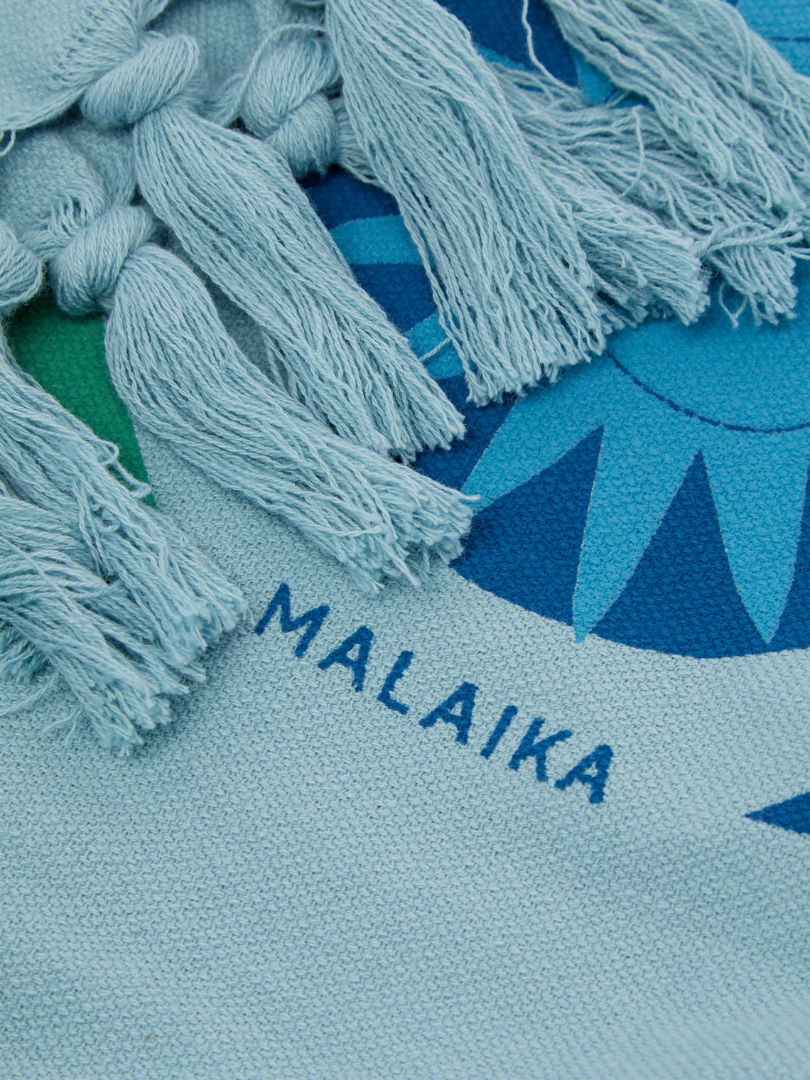 Malaika - Sunshine Hand-Printed Cotton Beach Towels (Set of 2) -  - ABASK