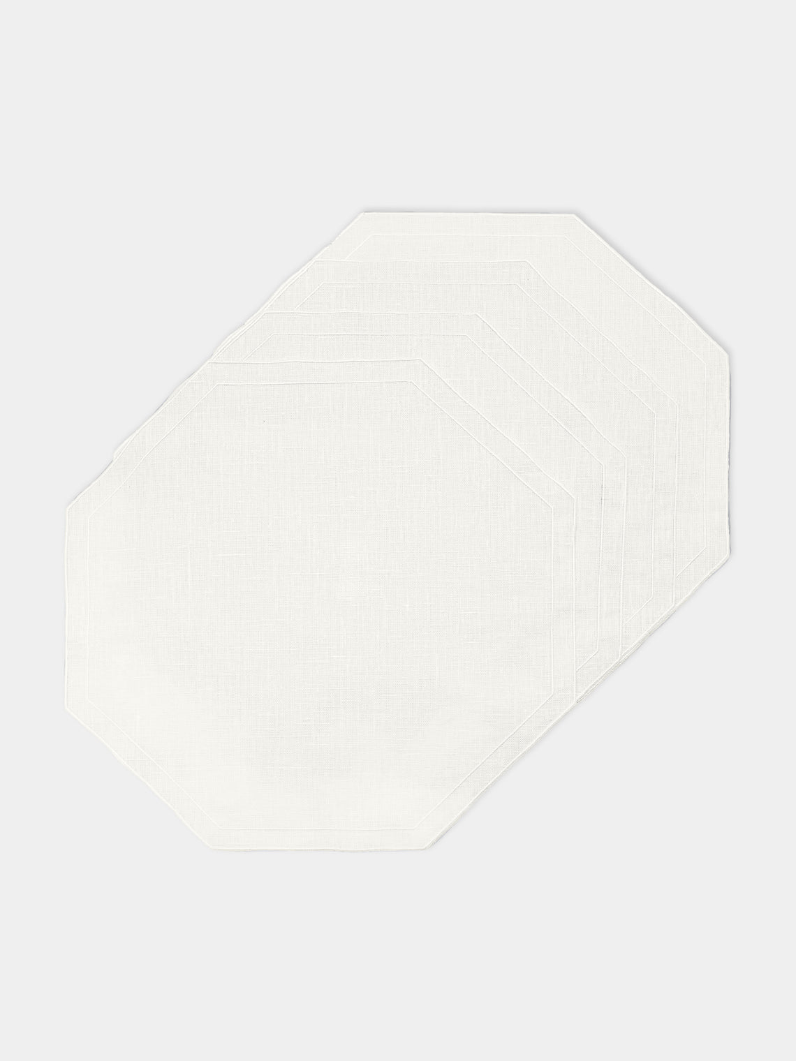 La Gallina Matta - Octagon Linen Placemats (Set of 4) -  - ABASK