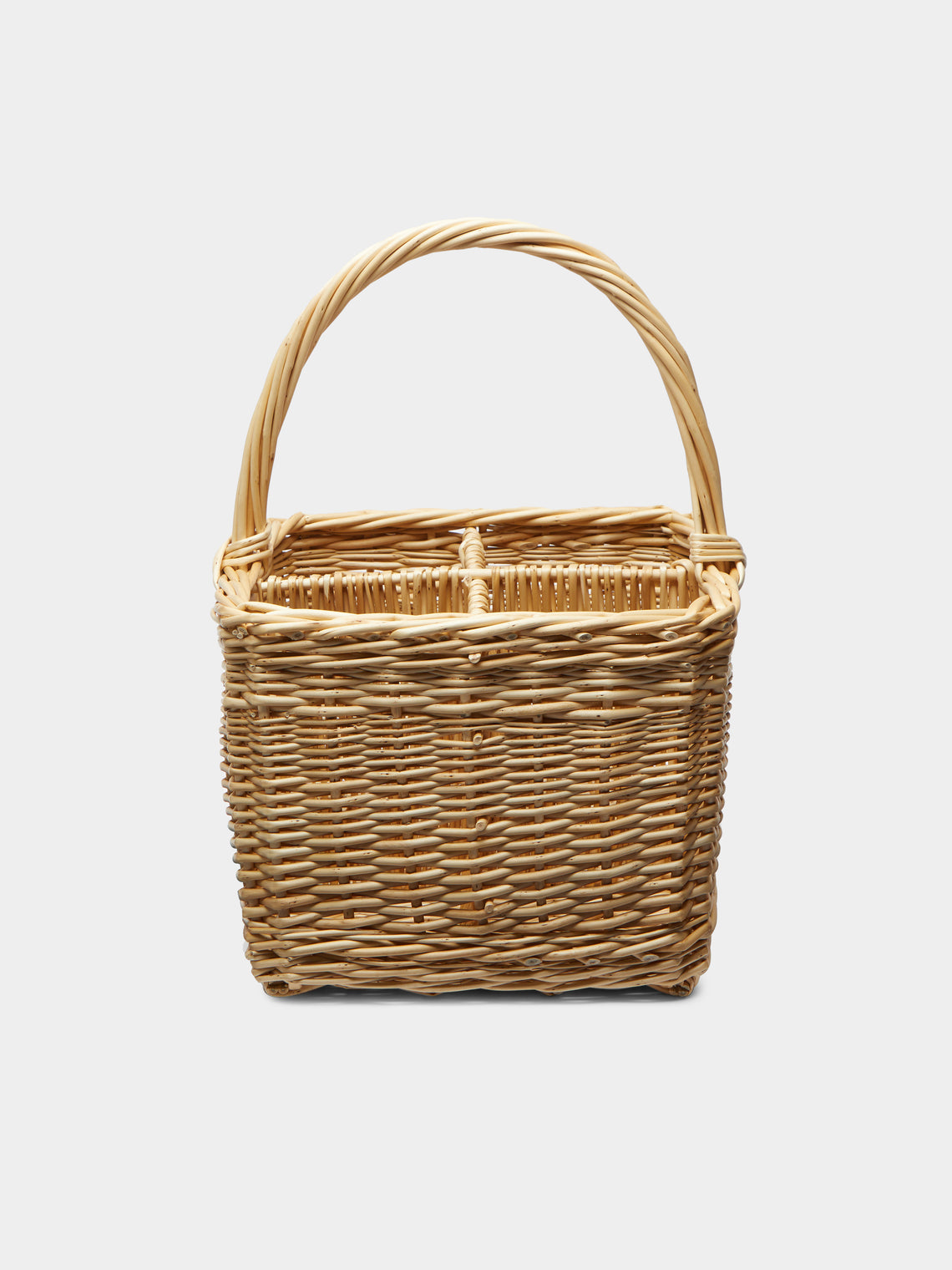 Sussex Willow Baskets - Handwoven Willow Bottle Carrier -  - ABASK
