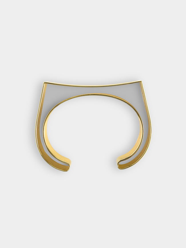 Mahnaz Collection - Vintage Hans Hansen 14-Karat Gold Cuff -  - ABASK - 