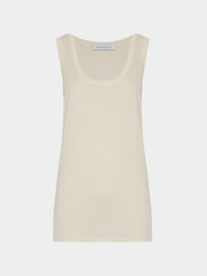 Ryan Roche - Cashmere Tank Top -  - ABASK - 