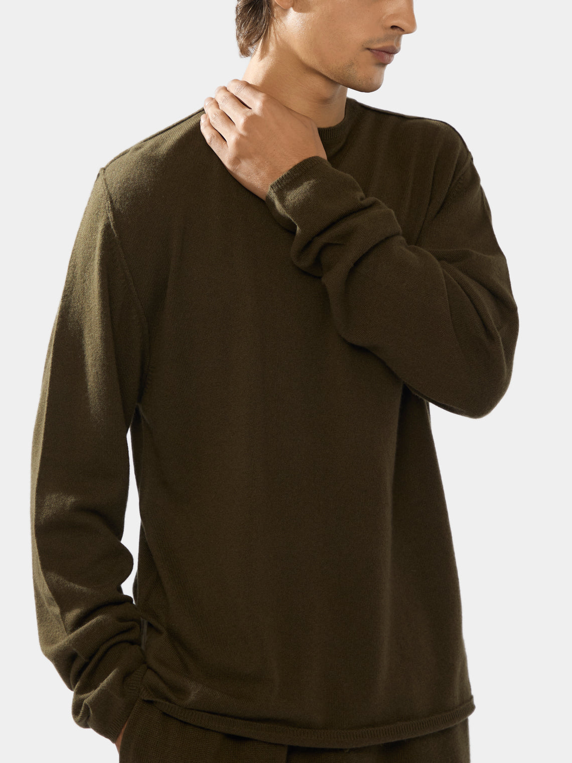 Denis Colomb - Cashmere Crew-Neck Sweater | Size: M -  - ABASK