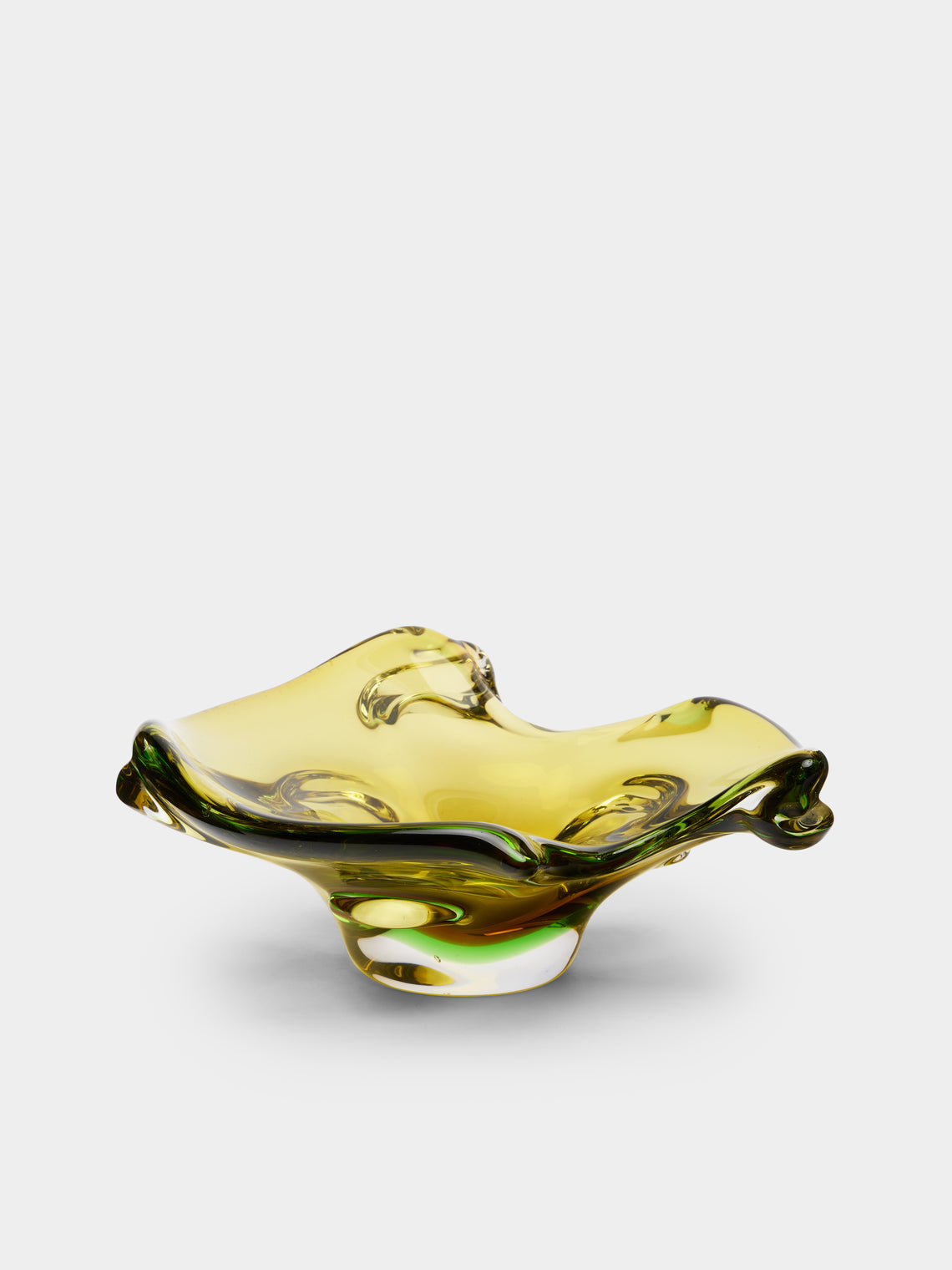 Antique and Vintage - 1970s Bohemian Glass Bowl -  - ABASK - 