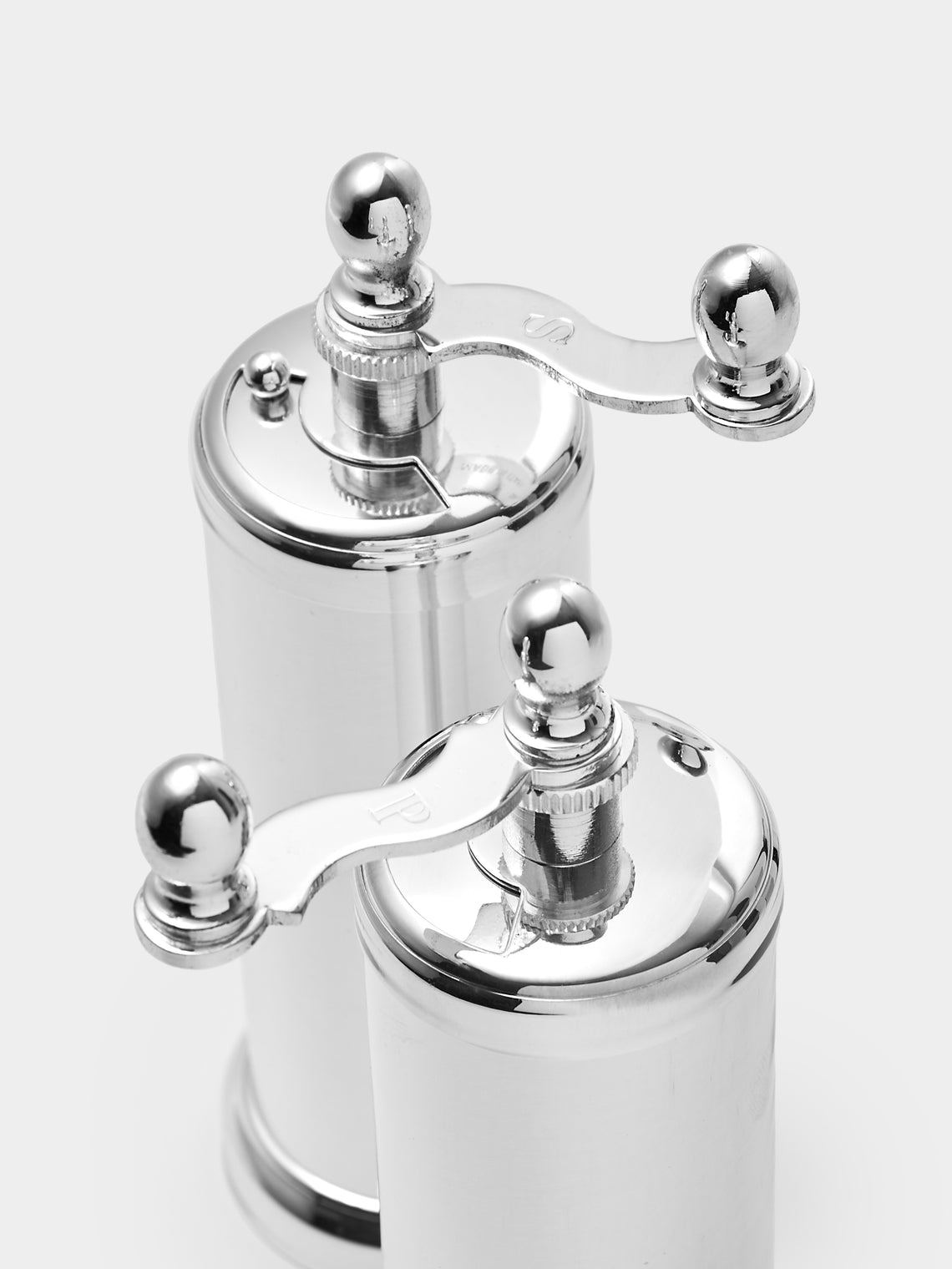 Chiarugi 1952 - Silver-Plated Brass Salt and Pepper Mill (Set of 2) -  - ABASK