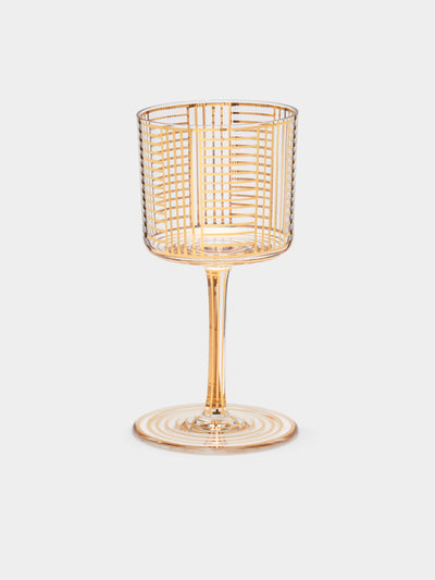 Lobmeyr - Series B Hand-Painted Crystal Wine Glass -  - ABASK - 