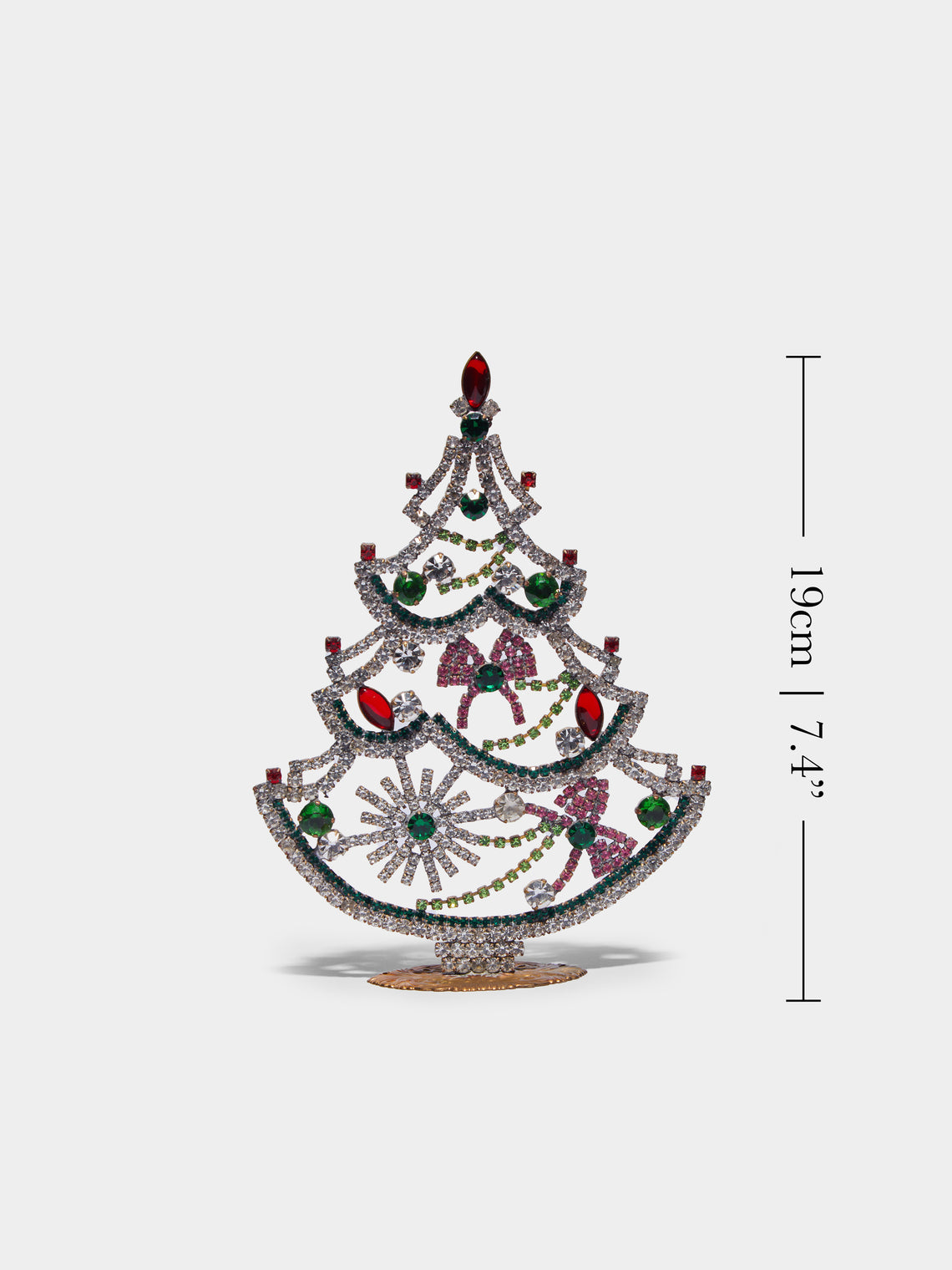 Antique and Vintage - 1930s Czech Jewelled Small Christmas Tree -  - ABASK