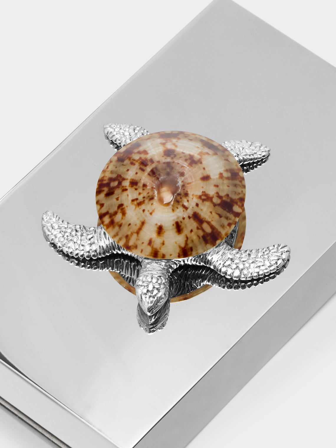 Objet Luxe - Silver-Plated and Shell Matchbox Cover -  - ABASK