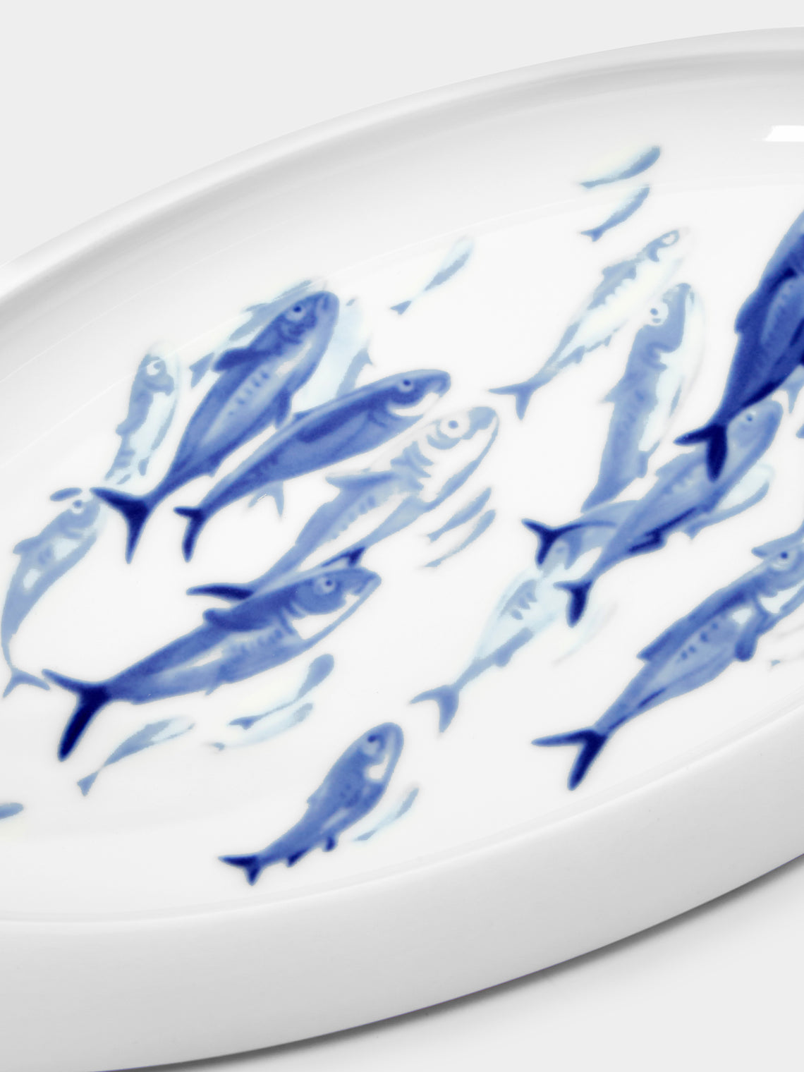 Hering Berlin - Ocean Porcelain Oval Platter -  - ABASK