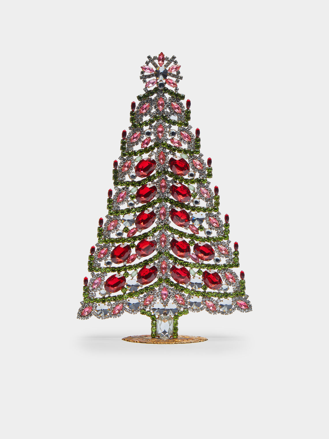 Antique and Vintage - 1930s Czech Jewelled Large Christmas Tree -  - ABASK - 